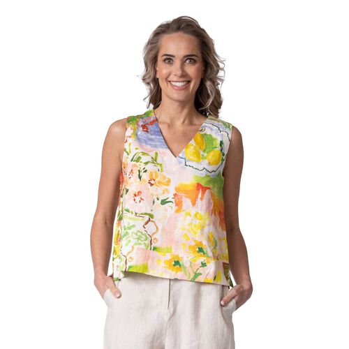 B Essentials By Ballantynes V Neck Shell Top